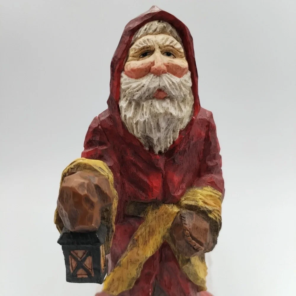 Craig Kirkwood for DEMDACO‎ 2002 Santa with Sledge Votive Candle Holder Figurine